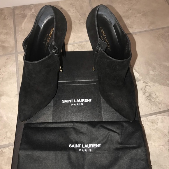 Saint Laurent Kid Scamosciato booties - Picture 2 of 5
